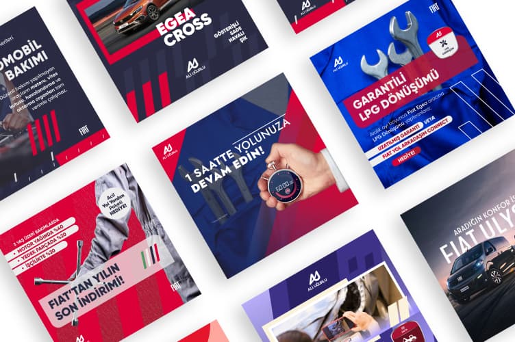 sosyal medya instagram postları