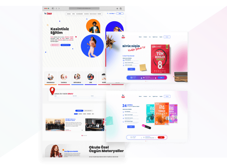 Web Site tasarımı Sınav Yayınlar